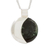 Reversible jade pendant necklace, 'Partial Eclipse' - Reversible Jade Crescent Pendant Necklace Guatemala (image 2e) thumbail