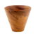 Wood bowl, 'Filled with Love' - Handcrafted Natural Teak Wood Bowl from Guatemala (image 2a) thumbail