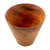 Wood bowl, 'Filled with Love' - Handcrafted Natural Teak Wood Bowl from Guatemala (image 2b) thumbail