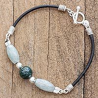 Jade pendant bracelet,