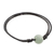 Jade pendant bracelet, 'Loving Life in Apple Green' - Adjustable Apple Green Jade Pendant Bracelet from Guatemala