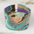 Glass beaded wristband bracelet, 'Colorful Maya' - Colorful Glass Beaded Wristband Bracelet from Guatemala (image 2) thumbail