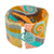Glass beaded wristband bracelet, 'Bubbling Maya' - Colorful Glass Beaded Wristband Bracelet from Guatemala (image 2d) thumbail