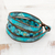 Glass beaded wrap bracelet, 'Country River' - Colorful Glass Beaded Wrap Bracelet from Guatemala (image 2b) thumbail