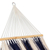 Cotton hammock, 'Night on the Beach' (single) - Hand Woven Striped Cotton Hammock from Nicaragua (Single)
