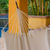Cotton rope hammock, 'Fresh Air' (single) - Hand Woven Warm White Cotton Hammock (Single) (image 2b) thumbail