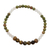 Multi-gemstone beaded stretch bracelet, 'Experience Nature' - Tiger's Eye Rose Quartz and Unakite Bracelet from Guatemala (image 2a) thumbail