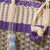 Recycled plastic tote, 'Pleasing Combination' - Recycled Plastic Tote in Cornsilk and Purple (image 2g) thumbail