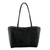 Handwoven tote, 'Undeniable Beauty in Black' - Handwoven Eco Friendly Black Tote from Guatemala