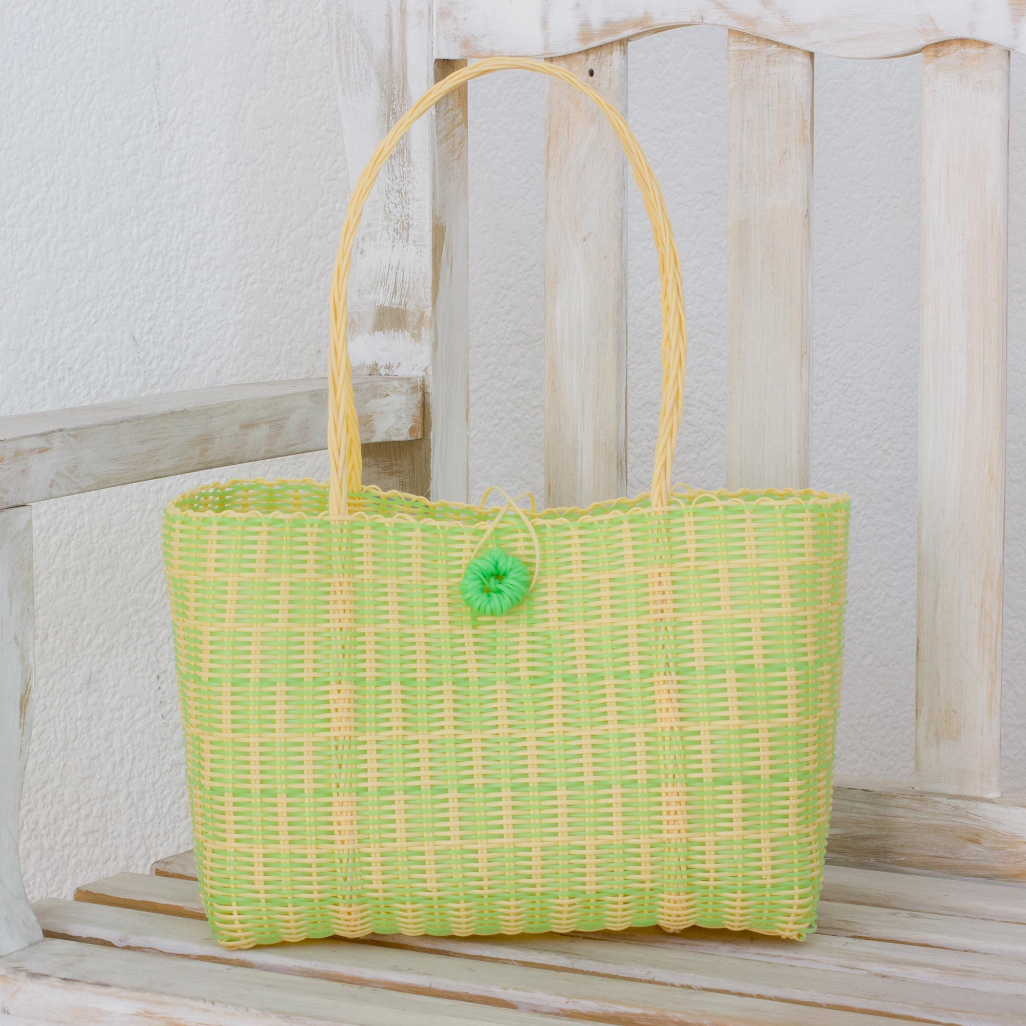 recycled plastic tote