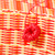 Handgewebte Tragetasche - Handgewebte Tragetasche in Erdbeerrot und Maisseide