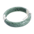 Jade bangle bracelet, 'Verdant Moon in Light Green' - Jade Bangle Bracelet in Light Green from Guatemala (image 2a) thumbail