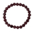 Garnet beaded stretch bracelet, 'Offering of Love' - Natural Garnet Beaded Stretch Bracelet from Guatemala (image 2a) thumbail