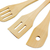 Cypress wood spatulas, 'Tasty Flavor' (set of 3) - Set of Three Cypress Wood Spatulas from Guatemala