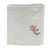 Cotton table linen set, 'Poinsettia Grace' - White Floral Cotton Table Linen Set from Guatemala (image 2a) thumbail