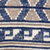 Wool area rug, 'Mountain Cabin' - Brown and Blue Wool Area Rug (image 2a) thumbail