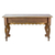 Wood console table, 'Floral Banquet' - Handcrafted Wood Console Table from Guatemala (image 2c) thumbail