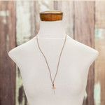 Rose quartz pendant necklace, 'Loved' - Romantic Rose Quartz Pendant Necklace from Guatemala