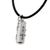 Sterling silver locket necklace, 'Capsule of Love' - Sterling Silver and Leather Locket Necklace from Guatemala (image 2d) thumbail