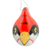 Wood mask, 'Woodpecker' - Handcrafted Pinewood Mask of a Woodpecker from Guatemala (image 2a) thumbail