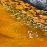 'Zunil' - Signed Oil Painting of a Town in Quetzaltenango