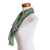 Rayon scarf, 'Sage Green Love' - Green and Purple Handwoven Striped Rayon Scarf (image 2f) thumbail