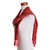 Rayon scarf, 'Russet Love' - Backstrap Handwoven Rayon Scarf in Warm Colors