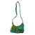 Rayon and cotton blend hobo bag, 'Forest Day' - Rayon and Cotton Blend Hobo Bag in Green from Guatemala (image 2a) thumbail