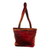 Rayon and cotton blend shoulder bag, 'Pleasing Corduroy in Red' - Rayon and Cotton Blend Shoulder Bag in Red from Guatemala