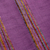 Bufanda de rayón - Pañuelo de rayón morado tejido a mano en telar de cintura