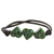 Jade pendant bracelet, 'Maya Love in Green' - Jade Heart Pendant Bracelet in Green from Guatemala thumbail