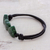 Jade pendant bracelet, 'Maya Love in Green' - Jade Heart Pendant Bracelet in Green from Guatemala (image 2b) thumbail