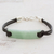 Jade pendant bracelet, 'Monolith in Light Green' - Simple Jade Pendant Bracelet in Light Green from Guatemala (image 2) thumbail