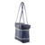 Recycled plastic shoulder bag, 'Picnic Day' - Recycled Plastic Shoulder Bag in Navy from Guatemala (image 2c) thumbail