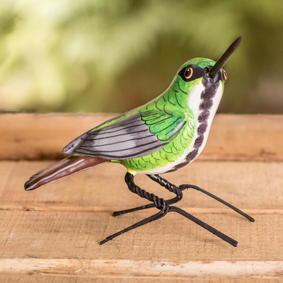 Ceramic figurine, Mango Hummingbird