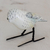 Ceramic figurine, 'Snowy Owl' - Hand Painted Snowy Owl Ceramic Bird Figurine from Guatemala (image 2b) thumbail