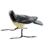 Ceramic figurine, 'Peregrine Falcon' - Guatemalan Handmade Peregrine Falcon Ceramic Bird Figurine