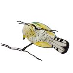 Ceramic figurine, 'Peregrine Falcon' - Guatemalan Handmade Peregrine Falcon Ceramic Bird Figurine