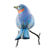 Ceramic figurine, 'Eastern Bluebird' - Guatemalan Handmade Eastern Bluebird Ceramic Bird Figurine (image 2d) thumbail