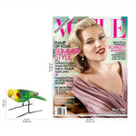 Ceramic figurine, 'Yellow-Headed Parrot' - Hand Sculpted Ceramic Yellow Headed Parrot Figurine