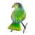 Ceramic figurine, 'Lilac-Crowned Parrot' - Guatemala Handcrafted Ceramic Lilac-Crowned Parrot Figurine (image 2d) thumbail