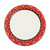 Ceramic dinner plates, 'Tazumal' (pair) - Hand Crafted Ceramic Dinner Plates With Maya Design