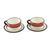 Ceramic teacups and saucers, 'Tazumal' (pair) - Ceramic Teacups and Saucers with Maya Motifs (Pair) (image 2b) thumbail