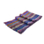 Rayon scarf, 'Summer Fireworks' - Guatemalan Loom Woven Rayon Multicolored Striped Scarf