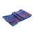 Rayon scarf, 'Checkerboard' - Guatemalan Loom Woven Checkerboard Pattern Rayon Scarf