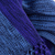 Rayon scarf, 'November Skies' - Loom Woven Blue Striped Rayon Scarf from Guatemala (image 2h) thumbail