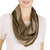 Rayon infinity scarf, 'Earth Mother' - Hand Woven Striped Rayon Infinity Scarf from Guatemala