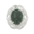 Jade cocktail ring, 'Serene Delight' - Guatemalan Jade and Sterling Silver Cocktail Ring (image 2a) thumbail