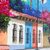 'Passage to San Juan del Obispo' - Signed Impressionist Cityscape Painting from Guatemala