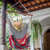 Cotton rope hammock swing chair, 'Celebration and Relaxation' (single) - Handwoven Cotton Hammock Swing from Nicaragua (image 2b) thumbail